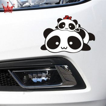 Wholesale Dili panda cartoon stickers Papaxiong map reflective door stickers funny car bumper stickers car stickers affixed to scratch