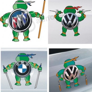 пользовательский автомобиль наклейка tmnt личность логотип прилагается декоративные наклейки автомобиль царапины смешно модифицированный Volkswagen buick bmw