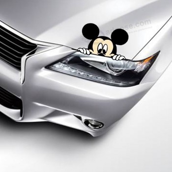 En gros Personnalisé remonter les autocollants de la fenêtre arrière aPPosé à mickey Personnalité drôle autocollants de voiture autocollants décoratifs lahua