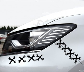 사용자 정의 수정 된 자동차 스티커 장식 블록 긁힌 크리 에이 티브 개성 텍스트 방수 붙여 패치 lahua 재미있는 스티커