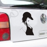자동차 스티커 섹시한 자동차 스티커 자동차 재미 창조적 인 장식 반사 커버 스크래치