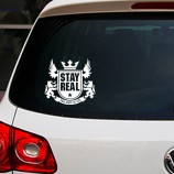  Auto Glas Vinyl Aufkleber, Auto Fenster Schatten Dekoration Vinyl Aufkleber
