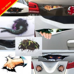 Auto 3d hood dekoration kreative nachrüstung sticker auto aufkleber zu blockieren Personalisierte auto aPPlique