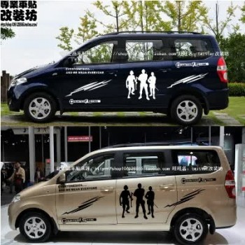 Wholesale custom high-end car decal stickers with any size printing any logo