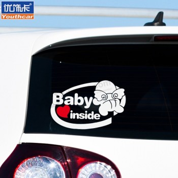 Factory direct sale high quality vinyl car stickers with any size