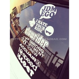 AangEpALSte JDM geMoDiFiceerDe auto Sticker Sticker StickerS trenD trenD tekSt Sticker waterDicht reFLecterenD gLALS na het BeStanD BeveStigD te koop