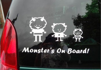 custom printing blank decal car window stickers
