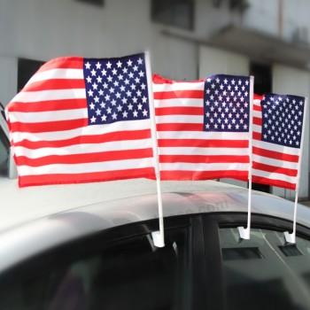 Wholesale customized Advertising Window Clip Cheap Car Flag with high quality and any size