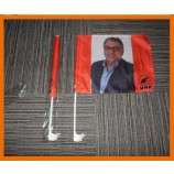 Wholesale customized  New Car Window Flag Best Sale Table Mirror Flag with any size