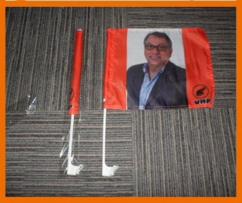 Wholesale customized New Car Window Flag Best Sale Table Mirror Flag with any size
