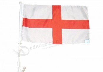 Wholesale customized England national flags car window flag