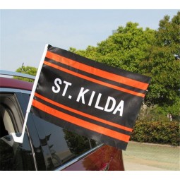 Wholesale customized Latest product custom design colorful car window flag with high quality and any size