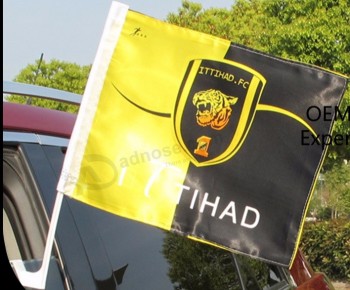 Wholesale customized polyester Israel car window flag with promotion-table with high quality and any size