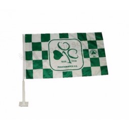 Customized high quality OEM factory advertising car window flags with high quality and any size