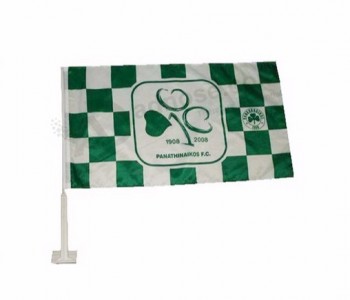 customized high quality OEM factory advertising car window flags