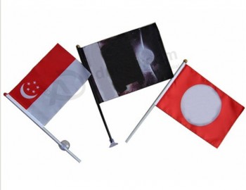 Wholesale customized Mini Sucker Car Window Flag for Decoration with high quality and any size