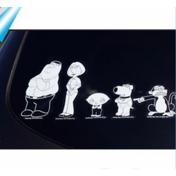 Customized Family Car Stickers with Removable Glue