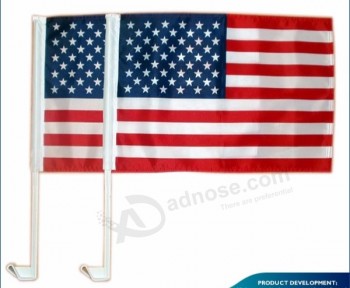 Wholesale Hot Sale Premium Flying Banner Car Window Flag (M-NF08F06012) for customized flag