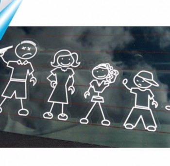 водоустойчивые горячие продавая стикеры автомобиля семьи с iсo/Tс16949