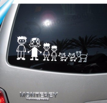 자동차 창에 대 한 고품질 비닐 가족 스티커입니다