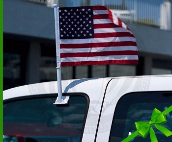 Wholesale customized Top sale high quantity NO MOQ products custom car flag holder with any size