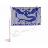 Großhandels kundengebundene Flaggenfußballfan-Autoflagge, Autofensterflagge, Autoflaggenhalter