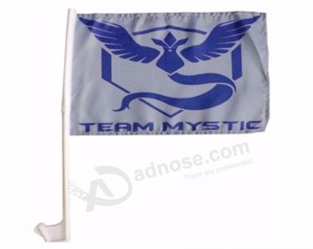 Wholesale customized flag Football Fans Car Flag ,Car Window Flag,car flag holder with your logo