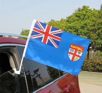 Wholesale customized flag Latest trends custom design custom car window flags with plastic pole