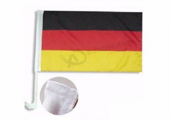 Customized high quality Plastic Poles Magnetic Car Flag Mount Stands Sticks Window Clips Car Flag Pole with any size