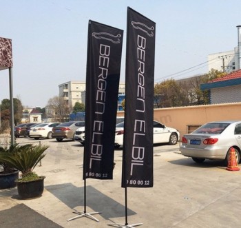 Full color thermal transfer printing cheap customized flags with high quality and any size