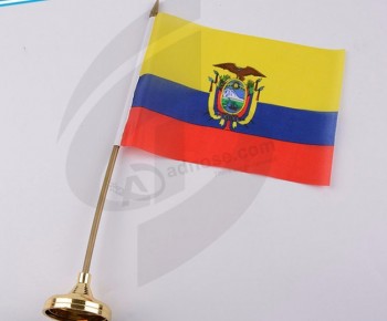 批发最新国家国家针织涤纶定制国旗印刷三角旗