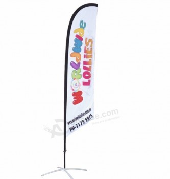 Wholesale customized flag Printed Feather Flag Banner Keder Flag with any Customized flag with high quality and any size