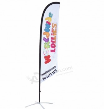 Wholesale customized flag Printed Feather Flag Banner Keder Flag with any Customized flag