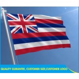 Decorate outdoor flags custom holiday hawaii customized garden flag with high quality and any size