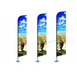 Full color customized Advertising beach Feather Flag Banner