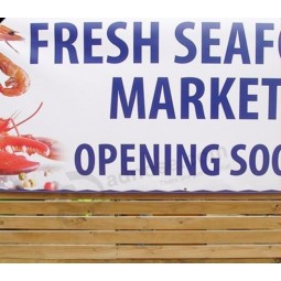 Heavy duty restaurant table advertising banner wholesale 