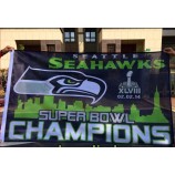 Seattle Seahawks 12th man NFL Outdoor Flag 3 x 5 Banner Flag printing with your logo