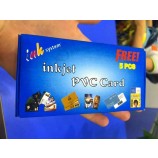 製造プラスチック白い空白のpvcのIDカードのインクジェット印刷可能なpvcのIDカードサイズのcr80