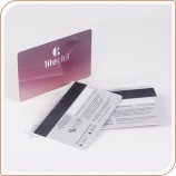 Plastic magnetic stripe card,standard size vip plastic magnetic card, soft pvc card with high quality