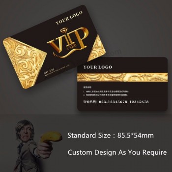 CR80 Standard Size Printing Plastic Card/PVC Cards/Plastic Card for membership with logo