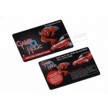 PriX uSine en groS perSonnaLiSé gauFrage iMpreSSion perSonnaLiSée pvc carte avec RéeS JetonS perSonnaLiSéS