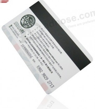 оптовый обычай мкрмc001 cr80 pvc пластиковая магнитная полоса членская карточка