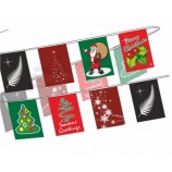 Bandierine della stamina, bandiere del festival, espositori natalizi, bunting natalizi personalizzati