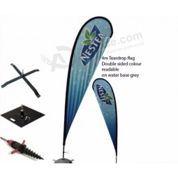 Custom Event Trade Show Flying Swooper Beach Feather Bow Rectangle Teardrop Backpack Flag Banner