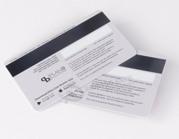 卸売カスタムオフセット印刷機磁気ストリッププラスチックPVCカード