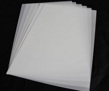 卸売カスタムa4 200MM * 300ミリメートル*0.76MMサイズPVCカード材料インクジェット印刷番号-ラミネートa+B+PVCシート (白、金、銀)