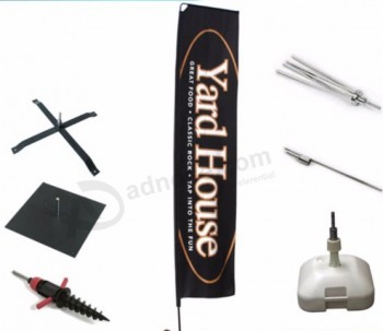 Wholesale Custom Logo Feather Flag Use Different Bases