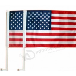 Wholesale USA American Car Flag Patriotic Car Truck Window Clip Flag