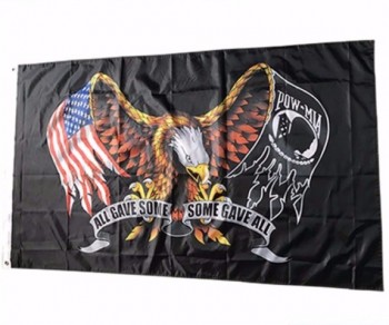 Pow mia todos dieron algunos/Algunos dieron toda la bandera americana águila personalizada