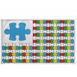 Wholesale Custom Made Flags, Outdoor Autism Awareness Banner